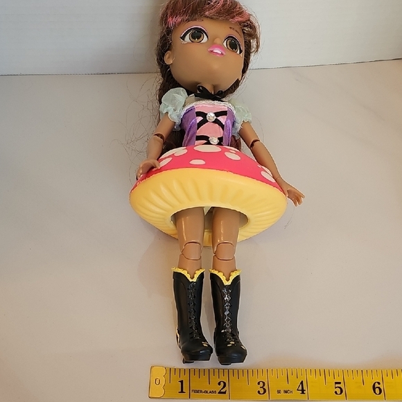 Fidgie Friends Fairy Garden Doll with Pink Dress - Picture 7 of 8